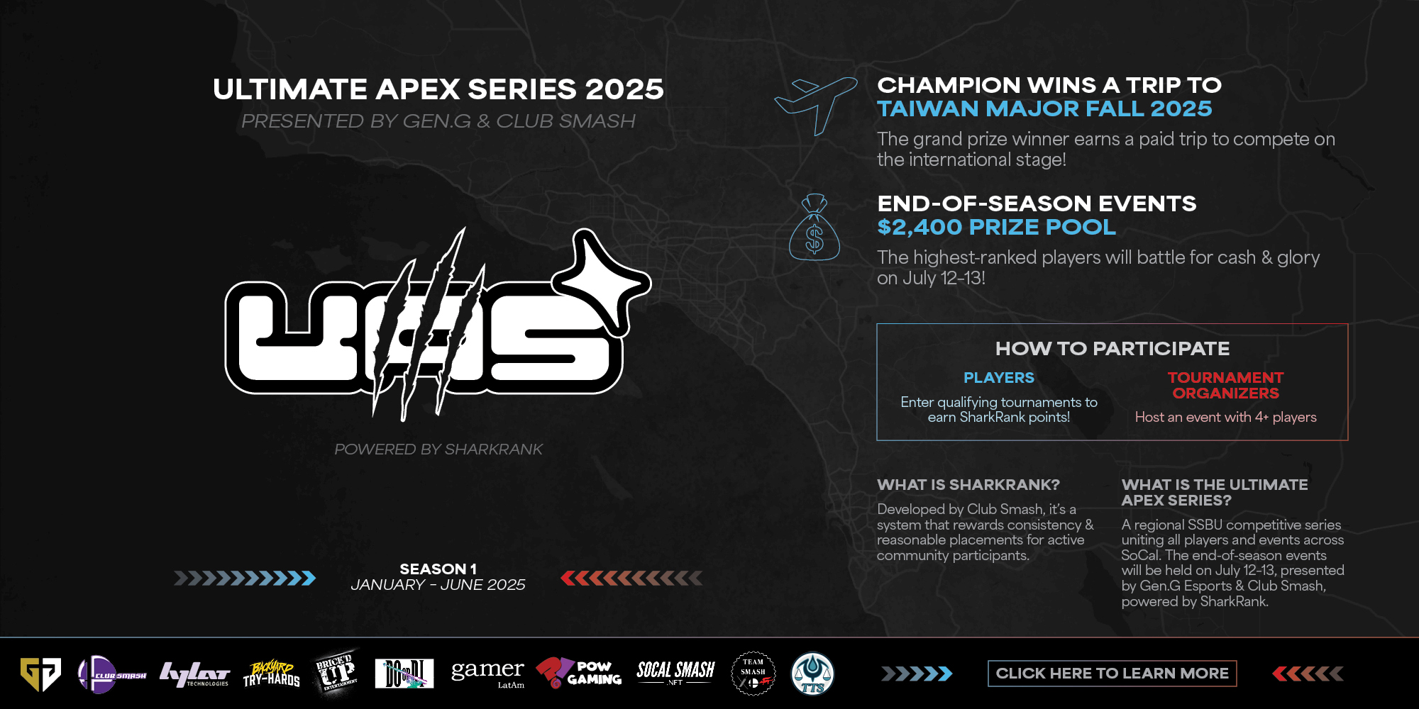 Socal Coastal Circuit: A Smash Ultimate Tournament Circuit in Southern California